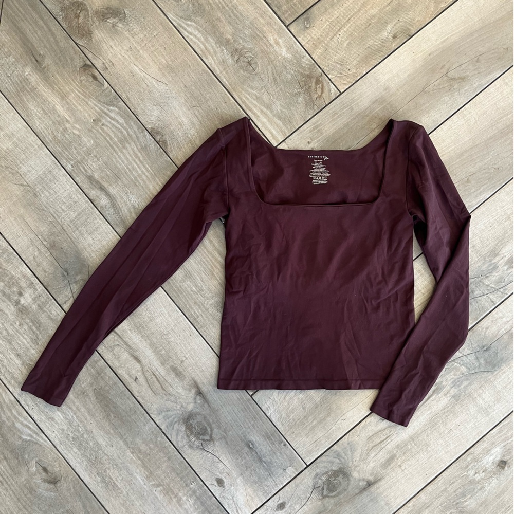 Free People Clean Lines Long Sleeve Top